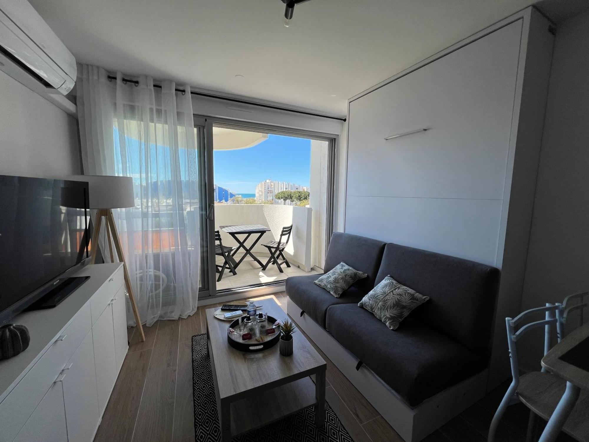 Superbe Studio Cabine Vue Mer 3 Etoiles * La Grande Motte Extérieur photo