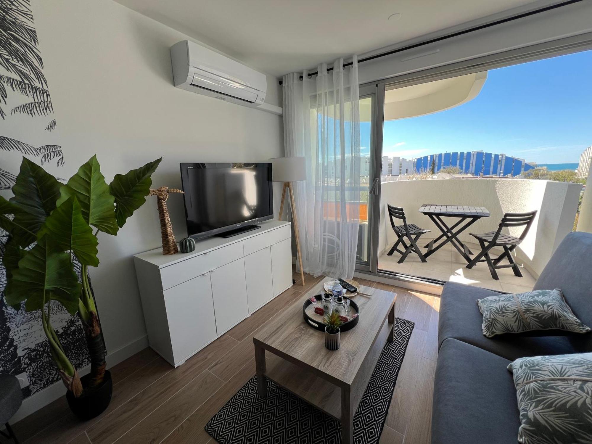 Superbe Studio Cabine Vue Mer 3 Etoiles * La Grande Motte Extérieur photo